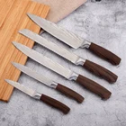 5pcs Set Concise Design High Quality 5Pcs Kitchen Knives Accessories Set Stainless Steel