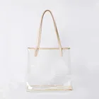 Bag Women Bag Handbags Women's Fashionable Casual Transparent Handbags Custom Logo Eco-friendly PVC Clear Tote Bag
