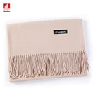 Scarf Scarf Warm Wholesale Heather Solid Brushed Custom Cozy Warm Cashmere Women Winter Shawl Scarf Pashmina