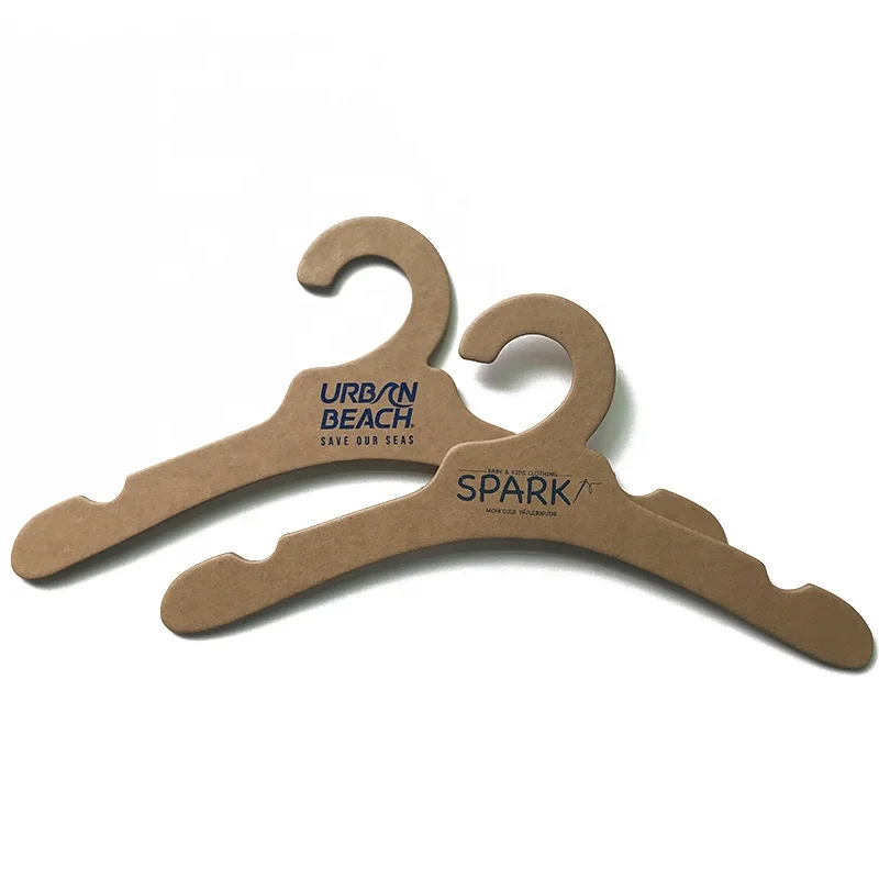 100% Recyclable Cardboard Hangers Custom Size For Dolls And Kids Clothes