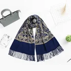 Long Scarves Scarf Custom Logo Hot Styles Shawls Printed Cashew Nut Cashmere Long Scarf With Fringe