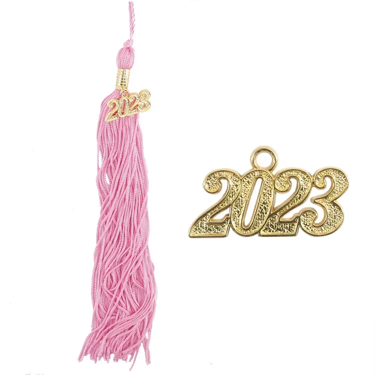 Mondon Unisex Rayon Material Graduation Tassel with Year Charm manufacture