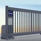 Automatic Gate Electric Automatic Aluminum Driveway Folding Retractable Sliding Welded Gate Door