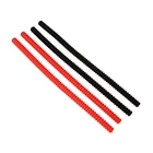 Red Strip 2PCS/Set Red Silicone Oven Rack Guards Silicone Insulation Clip Strip
