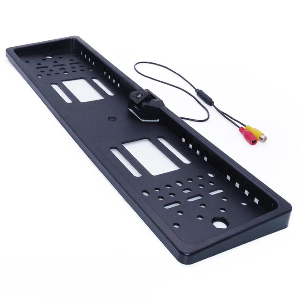 Car Number Plate Frame HD Waterproof EU Number Plate Car Rear View Reverse/reversing Parking Backup Camera Universal IP 68 5V 6M details
