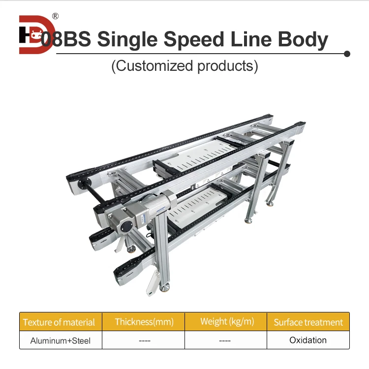 08BS Single Speed Roller Chain Assembly Line, Meidele, Rexroth, PTS1, 1-speed Chain Universal Line Body Complete Customization supplier