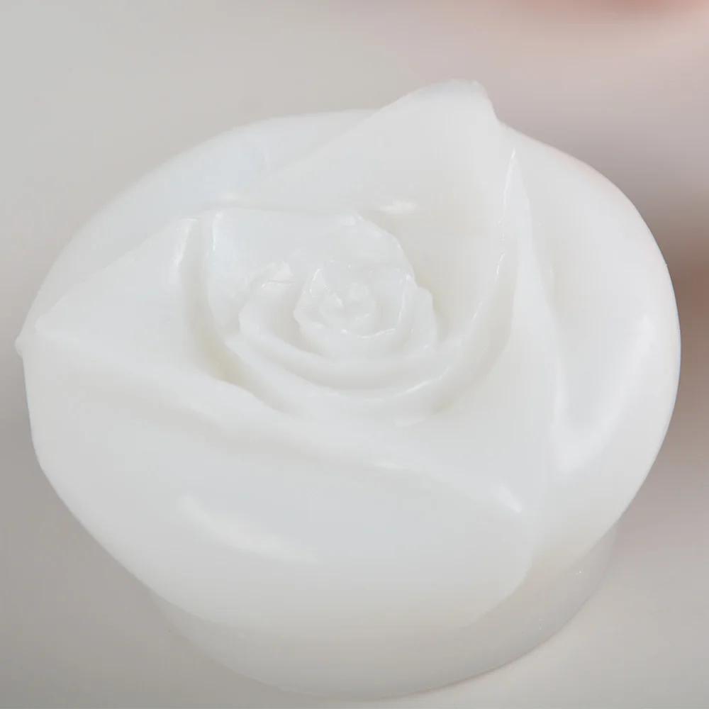 Newest Rose Shaped Candle Mold Valentine's Day Gift idea Flower Rose Ball Silicone Mold