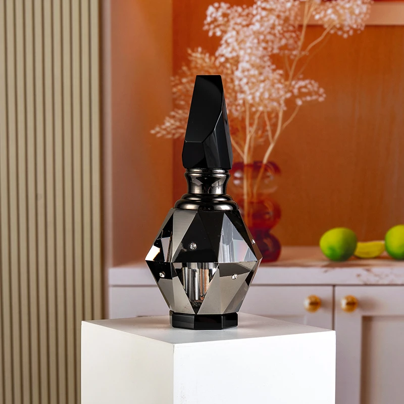 product wholesale hot sale customizable replaceable 12ml glass empty bottle elegant luxury crystal perfume bottle-11