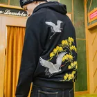 Hoodie Long Sleeve Hoodies Hoodie Embroidery Long Sleeve Men Plain Color Hoodies Letter Design Brushed Hoodies Coat