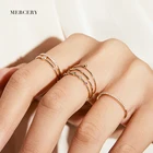 Jewelry Diamond Mercery Rings Jewelry Women With Diamond 14 K Solid Gold Luxury Jewelry Wedding Diamond Rings
