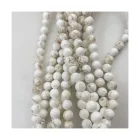 Stone Beads Stone Hot Selling Cheap Custom Round Stone Beads White Turquoise Beads