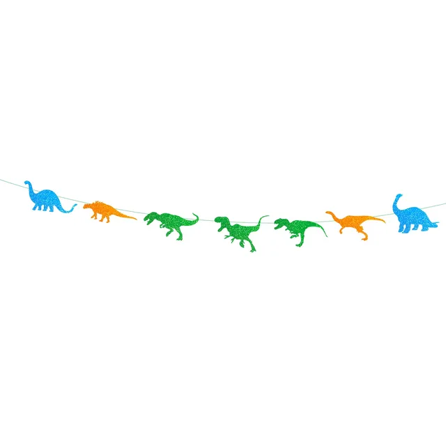 Customized small dinosaur, children's cartoon animal theme, boys and girls, birthday decorations, baby party decorations