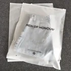 Custom Matte/Frosted Biodegradable Plastic Packaging Zipper Bags T Shirt Swimwear Zip Lock Clothing Bags With Logo