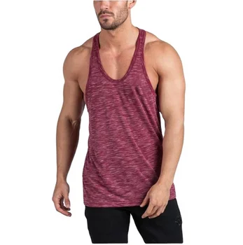 hot sale top quality sports fitness wear fit tank top vest gym singlets for men