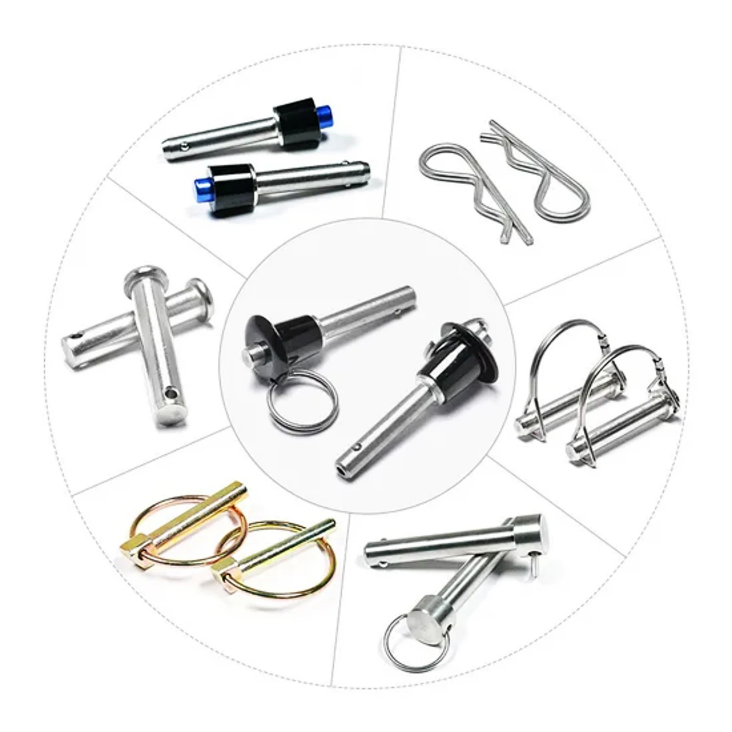 316 Stainless Steel Quick Release Pin with Loss Prevention Cord for Secure Fastening