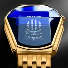Watch Wrist Fashion BESTWIN WATCH Quartz Unisex Wrist Watch Waterproof Alloy Fashion Locomotive Couple Watch