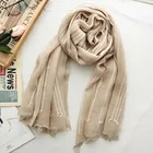 Scarf 2021 New Autumn Wool Grid Scarf For Lady Europe Design