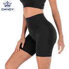 Women Summer Women Women Summer Yoga Shorts Adults Quick Dry Breathable Plain Color High Waist Yoga Pants