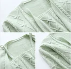 2021 Autumn Women's Loose Twisted Rope Weaving Knitted Cardigan Sweater 2 Piece Set