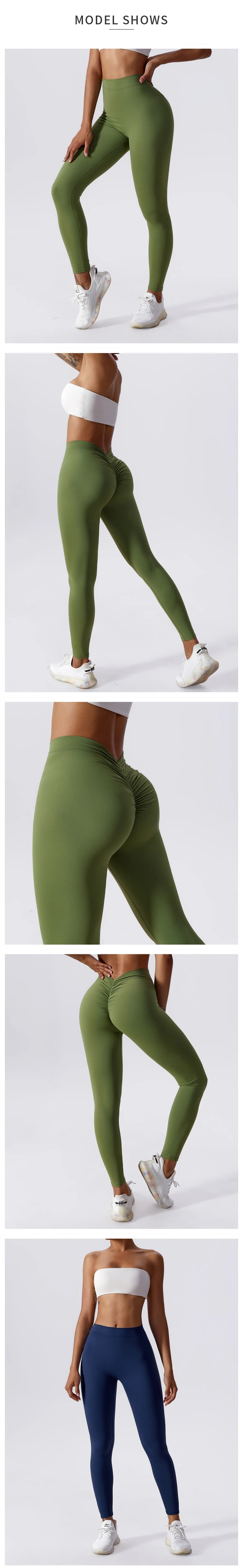 Women S Scrunch Ruched Butt Lifting Booty Enhancing Leggings High Waist