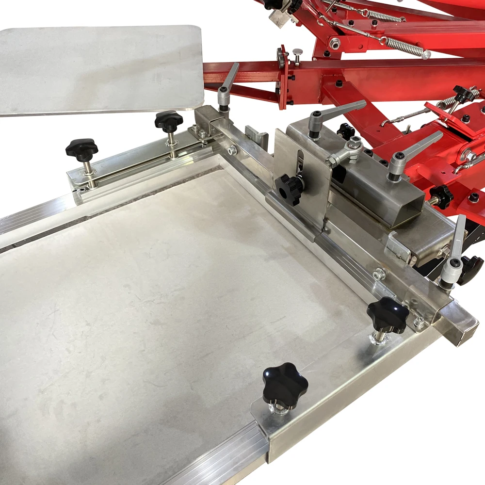 product dgruida ns1212 hd heavy duty double clamp 12 color 12 station screen printing machine-8