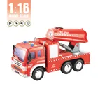 Car EPT Toys 1 16 Plastic Friction Car Toys Fire Truck With Spray Function