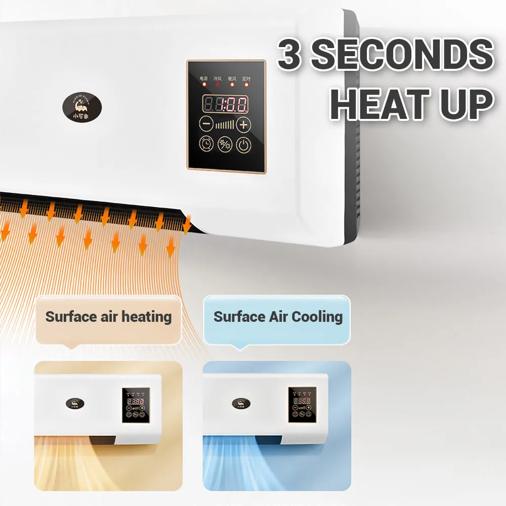 Air Heating Fan, 1800W, PTC, Plastic - detail 10