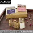 Soap Flower Rose Soap Gift Natural Handmade Whitening Beauty Rose Petal Bath Soap Flower Gift Box Set