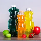 Bottle Pet Petpetpetpet Bottle Factories 350ml Bear Honey Bottle PET Clear Bottle Juice Bottle