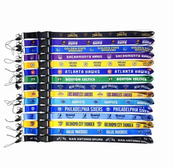 Wholesale New Arrival 30 Basketball Teams Lanyard Key Chain Id Card Badge Holder Mens Sport Fans Neck Strap Lanyards