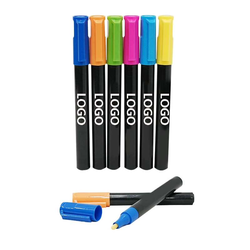 2022 Style Custom Wholesale School Stationery Metallic Marker Set DIY Art Markers Drawing Whiteboard Chalk Marker Pens