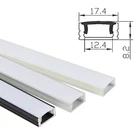 A1707安い価格石膏ledチャネルアルミニウムプロファイルトリムレスストリップライトプロファイル