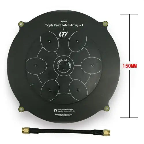 thumbnail image 2 of 5.8ghz Triple Feed Patch Antenna Sma Directional... 587 2 of 11