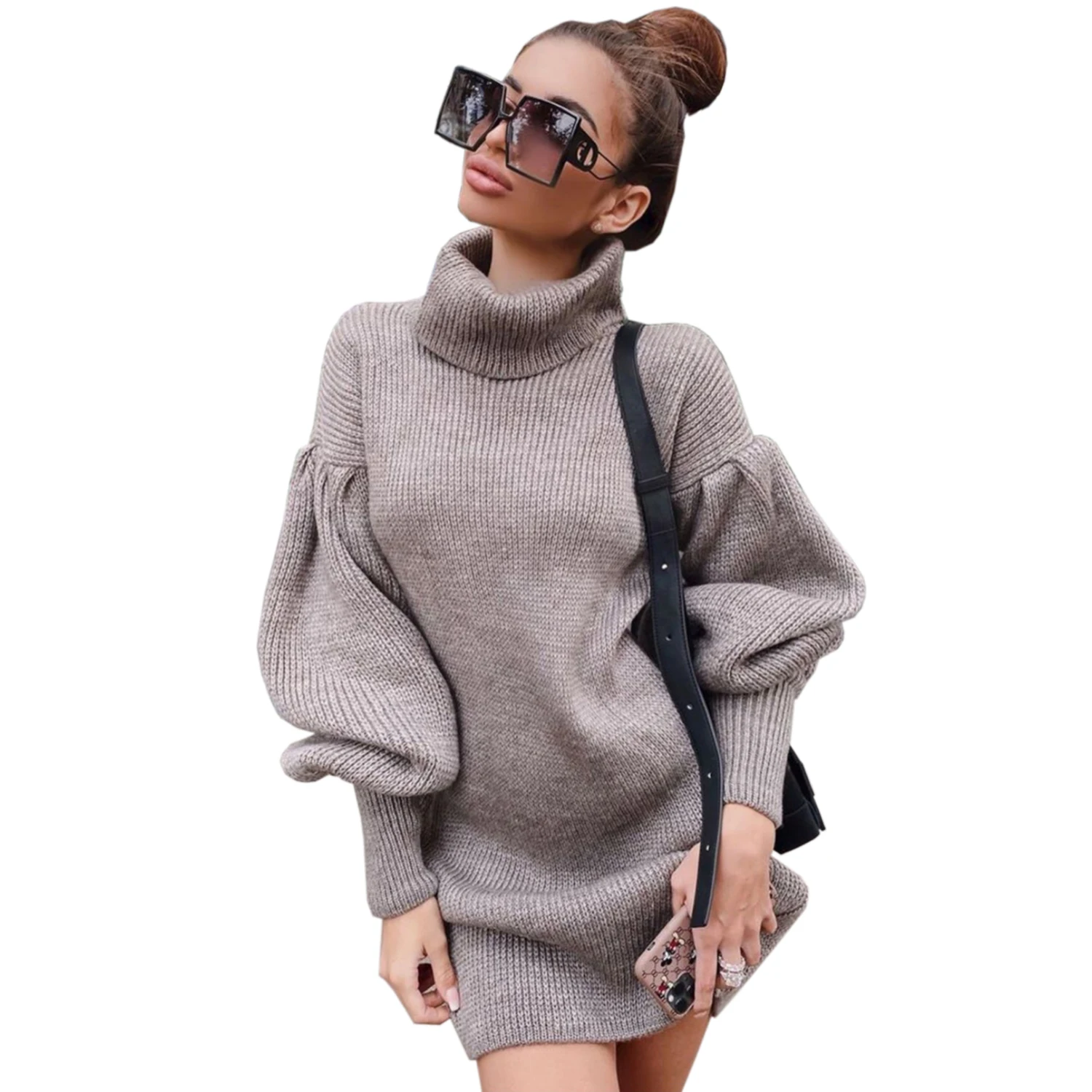 Winter Women Turtleneck Sweater 