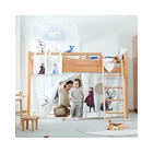Children Furniture Bunk Modern House Bed For Children Kids Bedroom Furniture Double Child Bed For Kids Bedroom Set