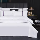 100% Cotton Duvet Set Hotel Duvet Cover Wholesale 100% Luxury Cotton White Bedding Sets King Size