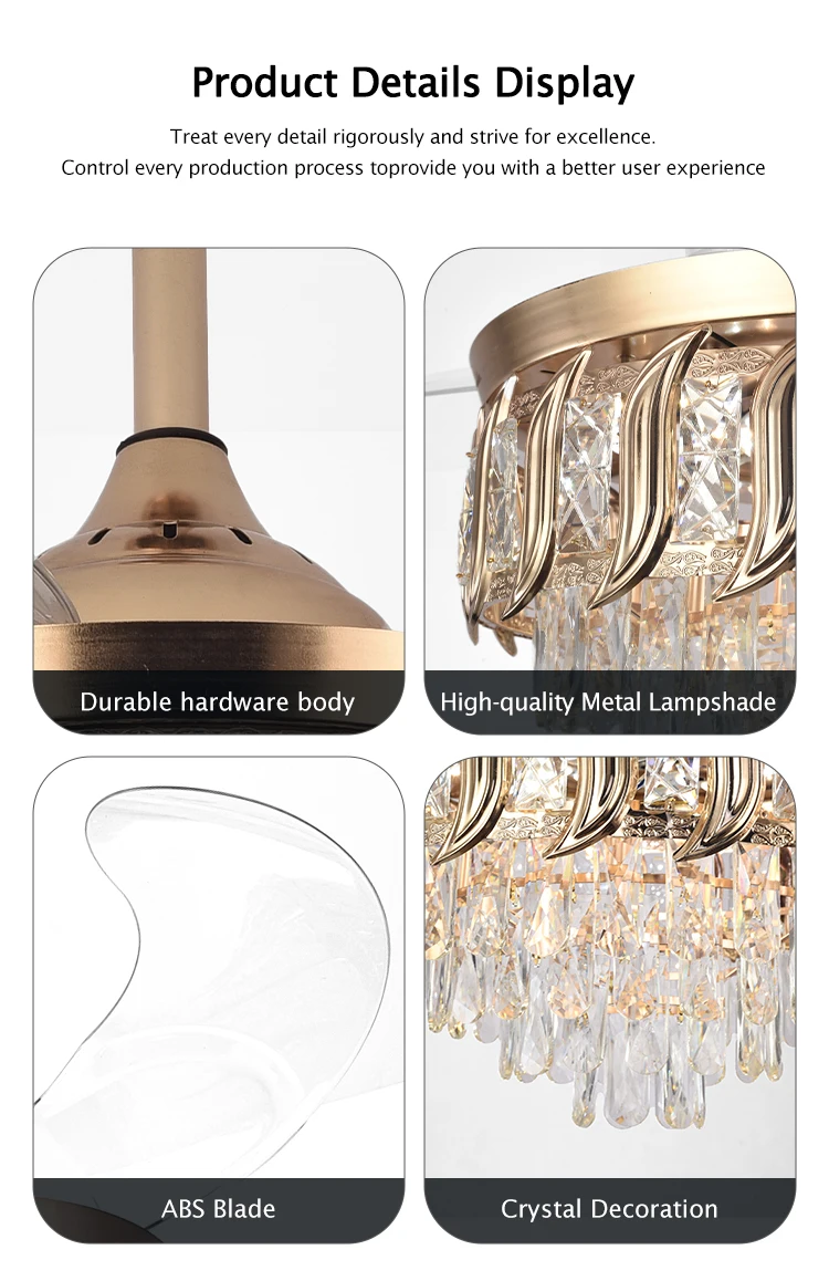 Ceiling Fan, LED, K9 - detail 6