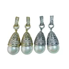 Pearl Earrings Pearl Fashion And Vintage With Gold Planting Imitation Pearl Earrings For Girls Accessories