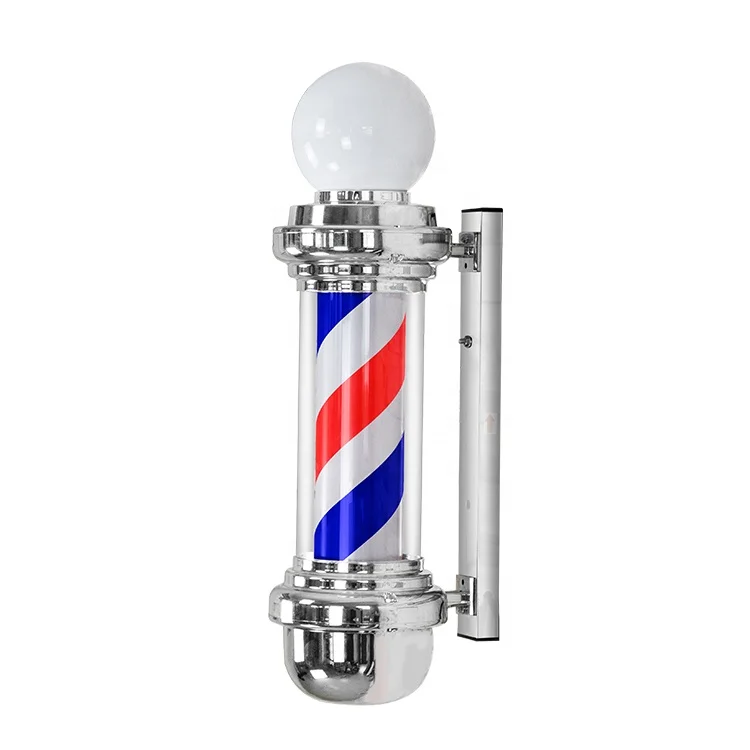 Size : 90x27cm LED Barbers Pole Hair Salon Logo Waterproof Rotating Light Salon Shop Sign Outdoor Barber Shop Wall Light Size : 90x27cm LED Barbers Pole Hair Salon Logo Waterproof Rotating Light Salon Shop Sign Outdoor Barber Shop Wall Light