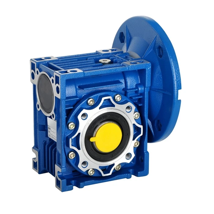 Size 50 Right Angle Worm Gearbox 50:1 Ratio 56 RPM Motor Ready Type NMRV 