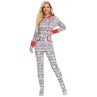 Adult Onesie GURUZHU 2021 High Quality Christmas Pajamas Custom Print Adult Onesie