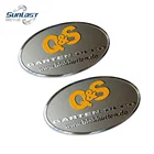 Metal Sign Metal Sign Plate With 3D Embossed LOGO Metal Nameplate Raised Logo Nameplate