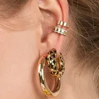 Alloy Earrings Earring Stylish Custom Multi Colour Women Alloy Enamel Hop Earrings Fashion Enamel Jewelry Earring