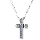 Pendants Bling Bling Jewelry 316L Stainless Steel Gold Silver Diamond Inlay Casting Cross Pendants For Men Women