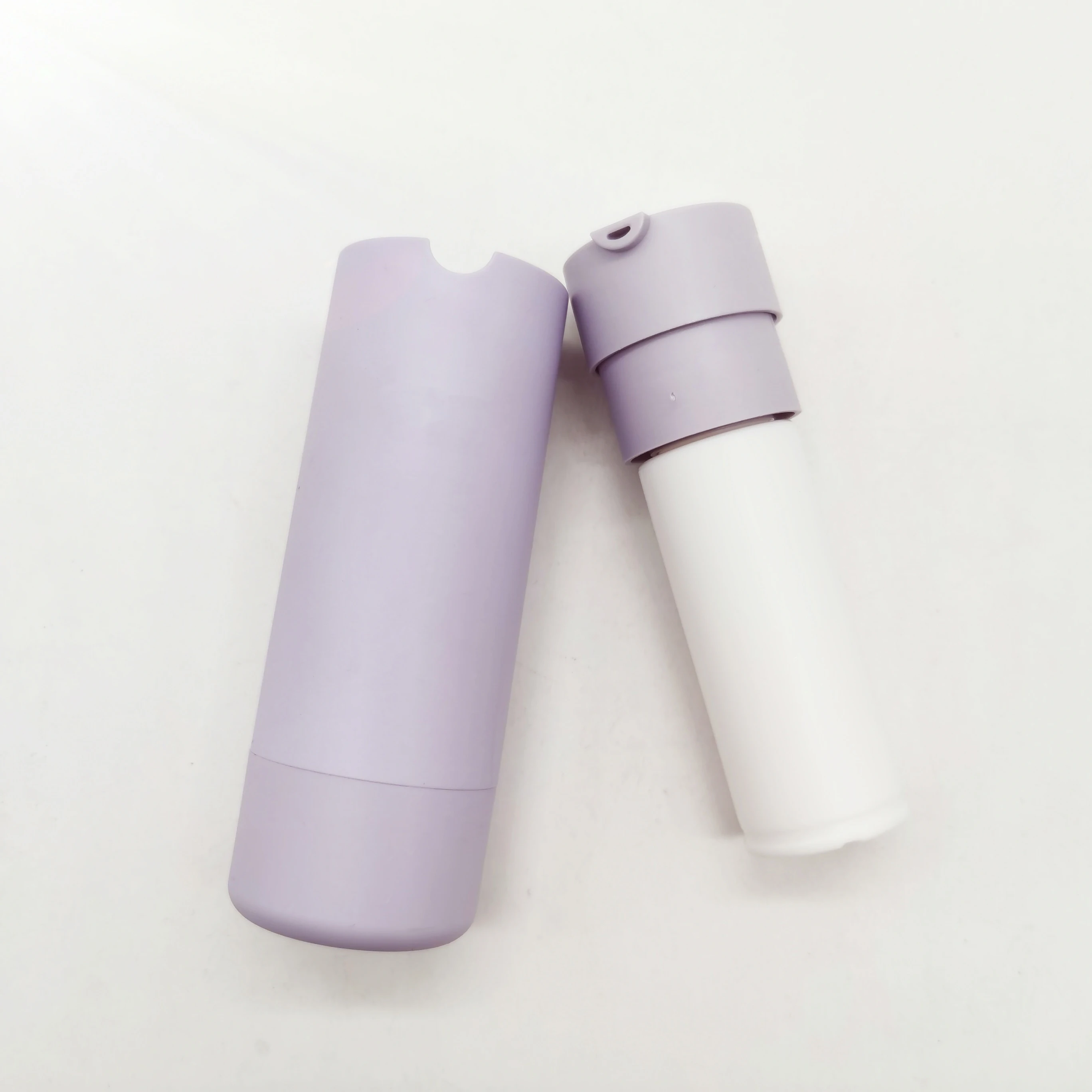 Custom Abs Pp Eco Friendly Refillable Cosmetic Bottle With Dip Tube