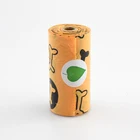 Pet Dog Custom Printed Flushable Pet Waste 100% Biodegradable Oem Dog Cornstarch Poop Bag