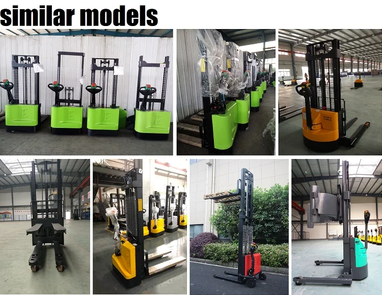 Australia use 1.5 ton electric pallet stacker electric straddle weliftrich china