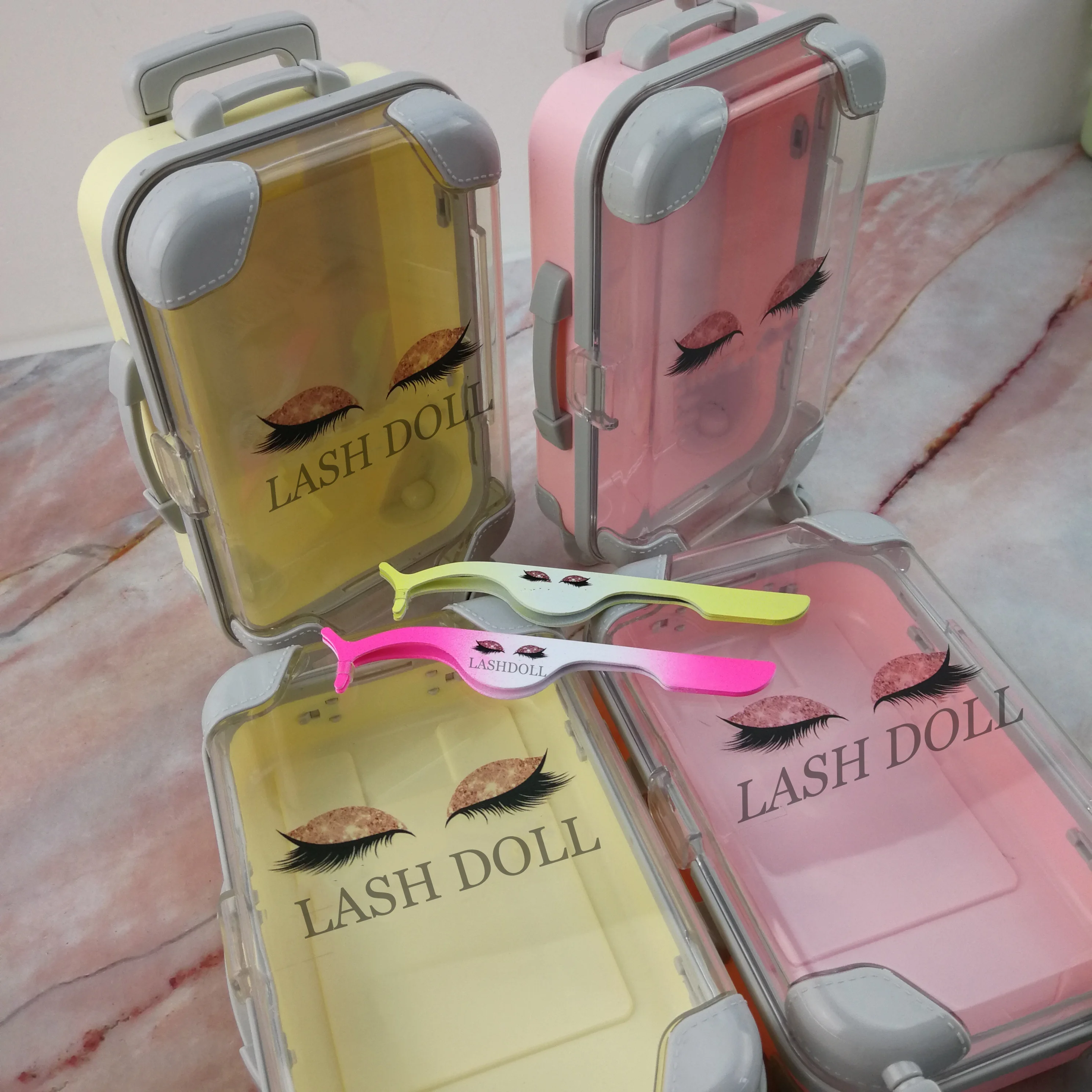 mini suitcase lash case