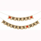 Party Gifts Ideas Party Gifts Burlap Happy Mothers Day Banner Rustic Mothers Day Party Decorations Mothers Day Gifts Ideas