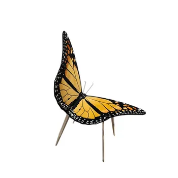 Creative Butterfly Chair Modern Single lounge chair Art Living room Profiled fabric designer furniture